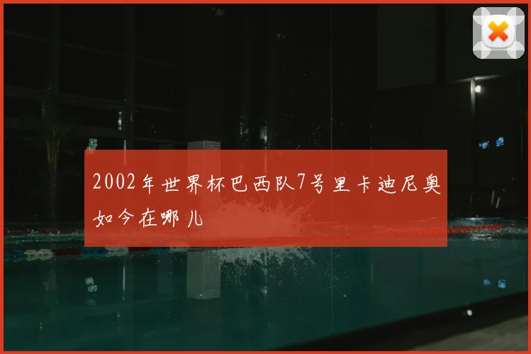 2002年世界杯巴西队7号里卡迪尼奥如今在哪儿